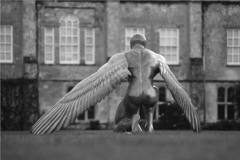 Ed Elliott sculpture, Greer Angel (Mottisfont Angel)